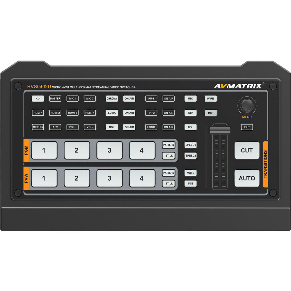 AVMatrix HVS0402U Micro 4 Channel HDMI Live Streaming Video Switcher 3D Broadcast