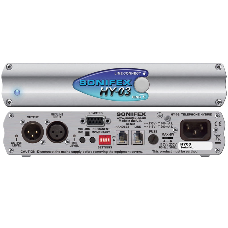 Sonifex HY-03 Telephone Hybrid | 3D Broadcast