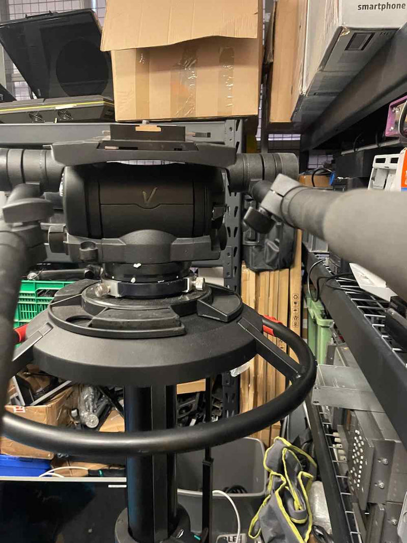 USED Vinten Osprey Elite Two-Stage Studio Pedestal with Vinten Vector 430 Tripod Head in VGC