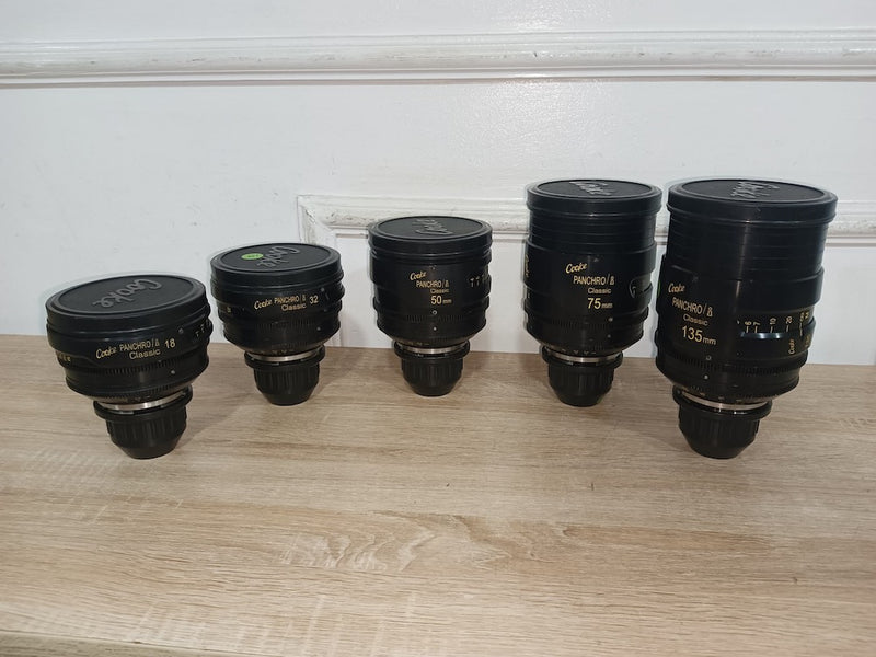 USED Cooke Panchro/I Classic FF 5 Lens Set