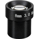 Marshall Electronics CV-4708.0-3MP Miniature Lens 8mm F1.8 3MP M12 Mount
