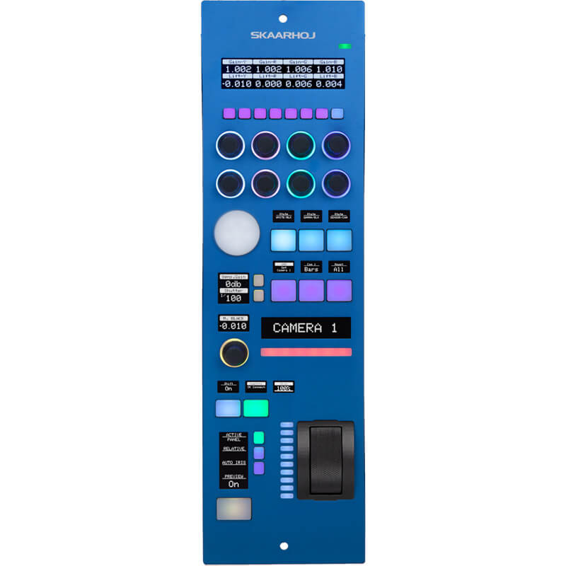 SKAARHOJ RCPv2 Remote Control Panel with Roller Wheel - RCP-V2.0-FE-ROLLER