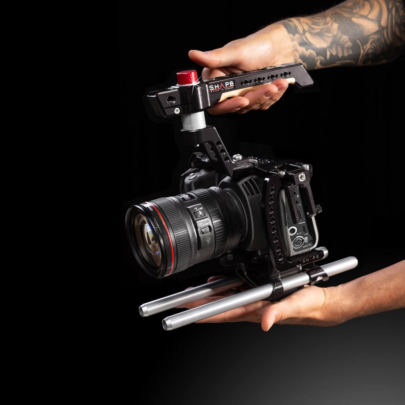 Shape C4KROD Blackmagic Design Pocket Cinema Camera 4K 6K Cage with 15mm Rod System - SH-C4KROD