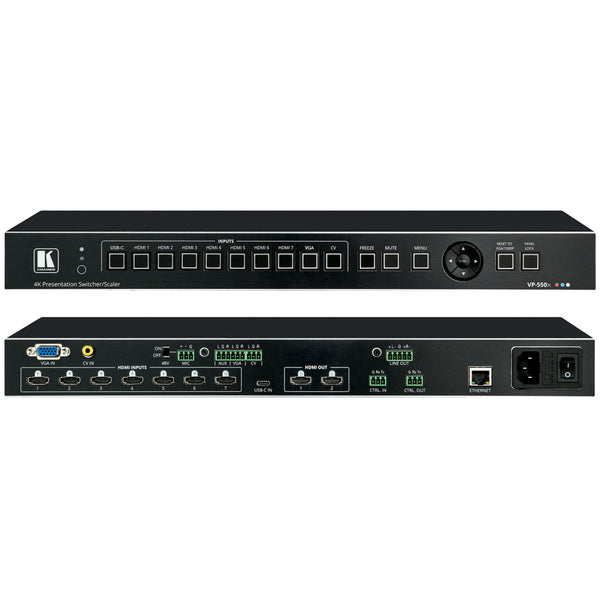 Kramer Electronics VP-550X 10-Input 4K HDR HDMI Presentation Switcher/Scaler