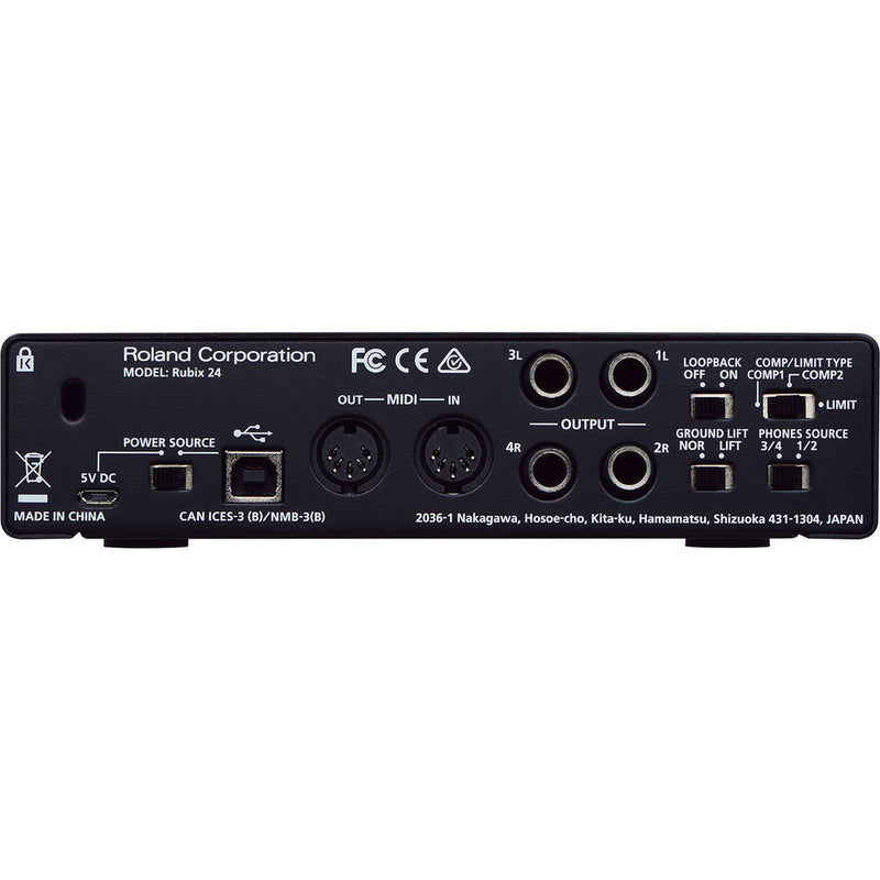 Roland Rubix24 2-in/4-out Hi-Res USB Audio Interface - ROLRUBIX24