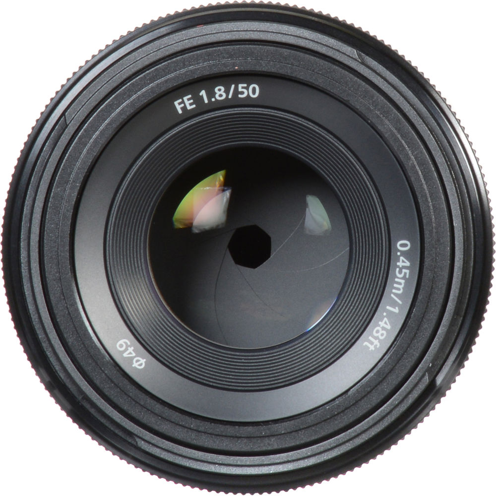 Sony SEL50F18F FE Full Frame 50mm F1.8 Professional E-Mount Prime Lens -  SEL50F18F.SYX