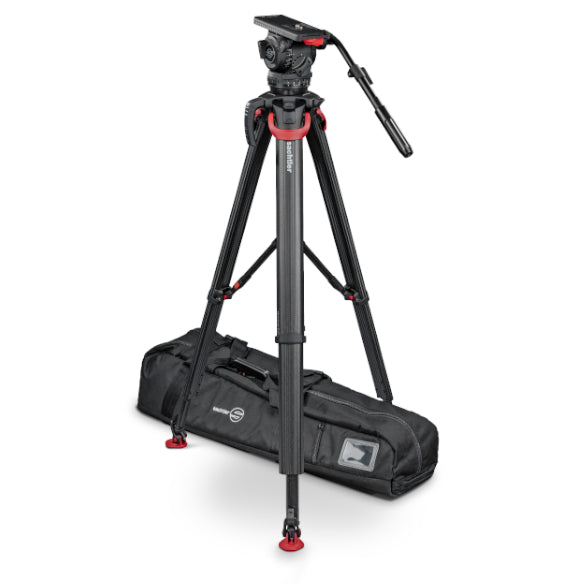 Sachtler 1811FTMS System Video 18 Flowtech Mid-Level Spreader Carbon Fibre Tripod Kit