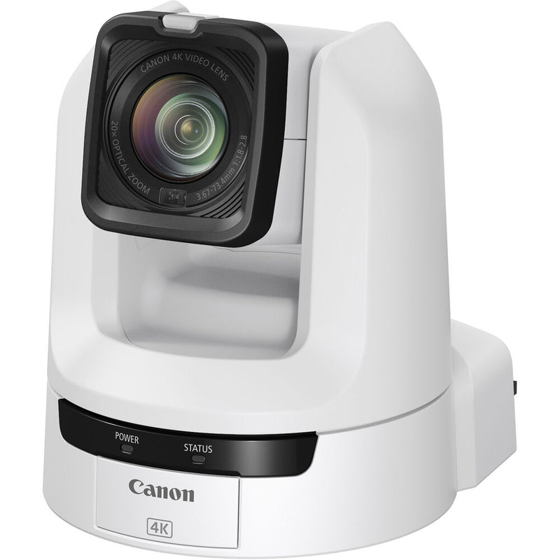 Canon CR-N300 4K UHD 30P NDI PTZ Camera with 20x Zoom White