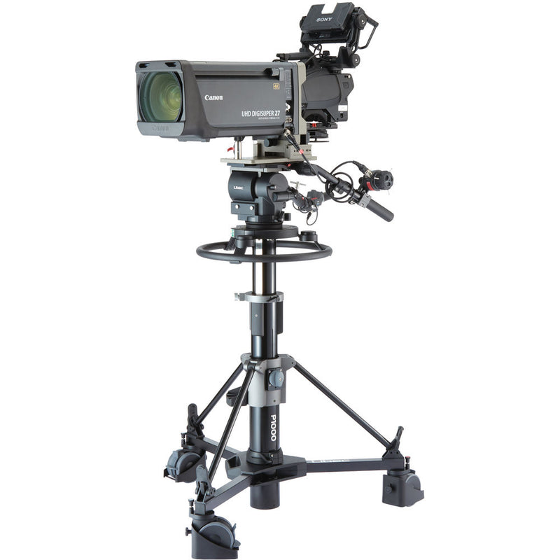 Libec QD-30PD Pedestal System with QH3 Head and P1000 Pedestal Supports Payload 47kg