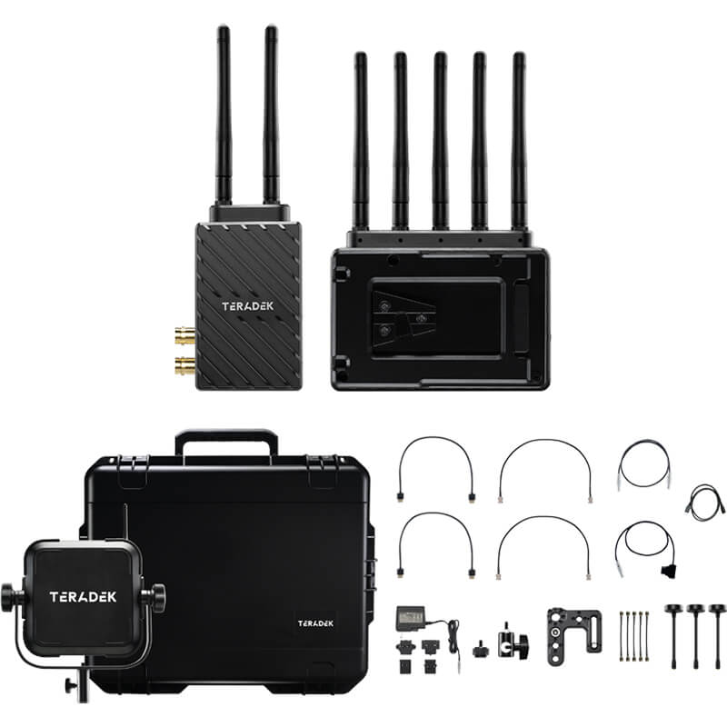 TERADEK 10-2260-V Bolt 6 LT 750 Deluxe 3G-SDI 4K HDMI TX/RX Transmitter/Receiver Set V-Mount