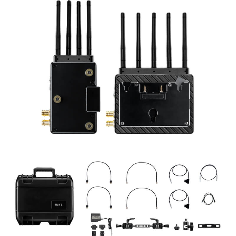 TERADEK 10-2300-V Bolt 6 XT 750 Deluxe 12G-SDI/HDMI TX/RX Transmitter Receiver Set - TER-10-2300-V