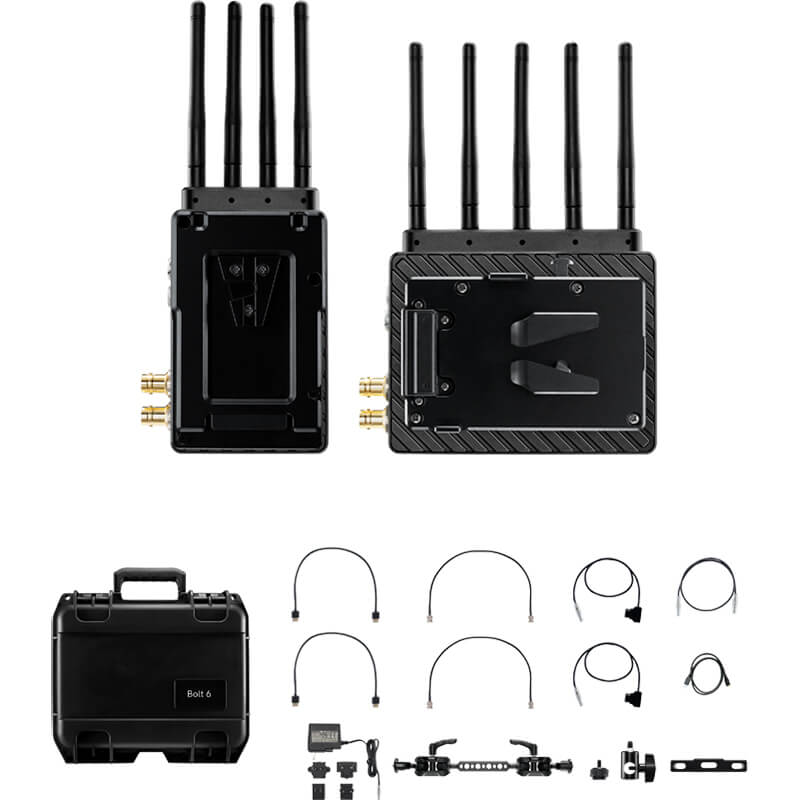 TERADEK 10-2300-V Bolt 6 XT 750 Deluxe 12G-SDI/HDMI TX/RX Transmitter Receiver Set - TER-10-2300-V