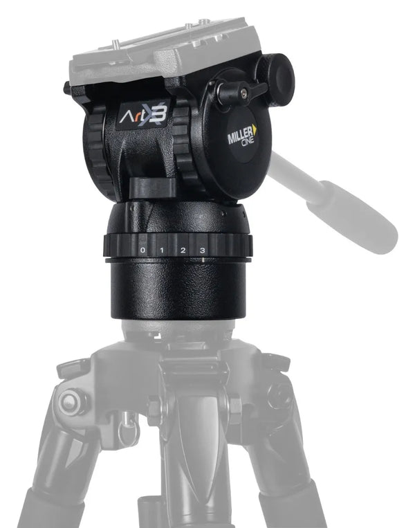 MILLER 1114 ArtX 3 Fluid Head Naked (BLACK FRIDAY OFFER)