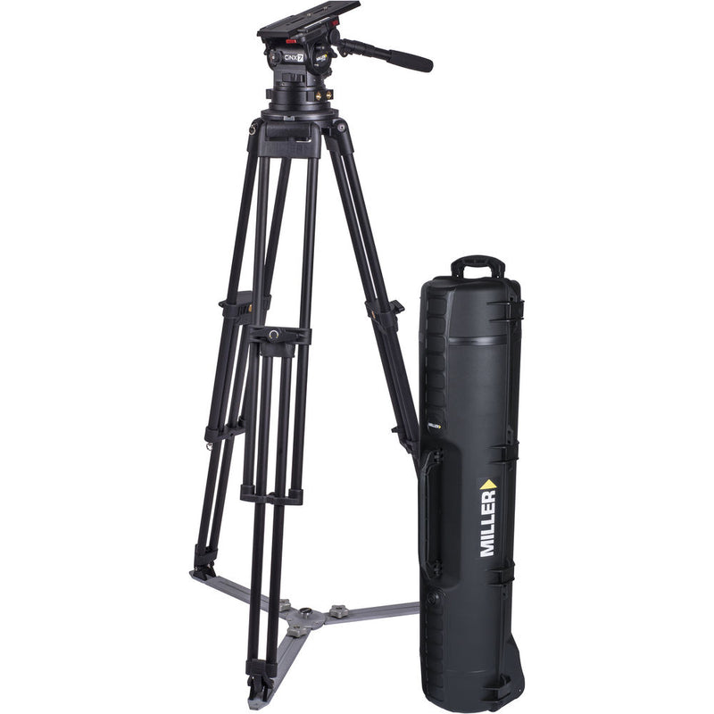 Miller 3886 CiNX 7 HDC MB 1 Stage Alloy Tripod System - MIL-3886