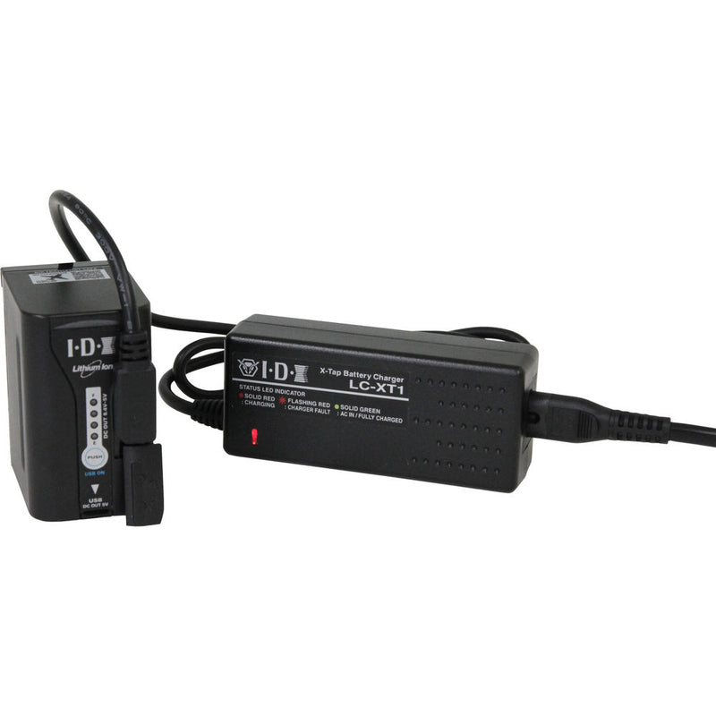 IDX Single Channel X-Tap Battery Charger Portable and lightweight - LC-XT1