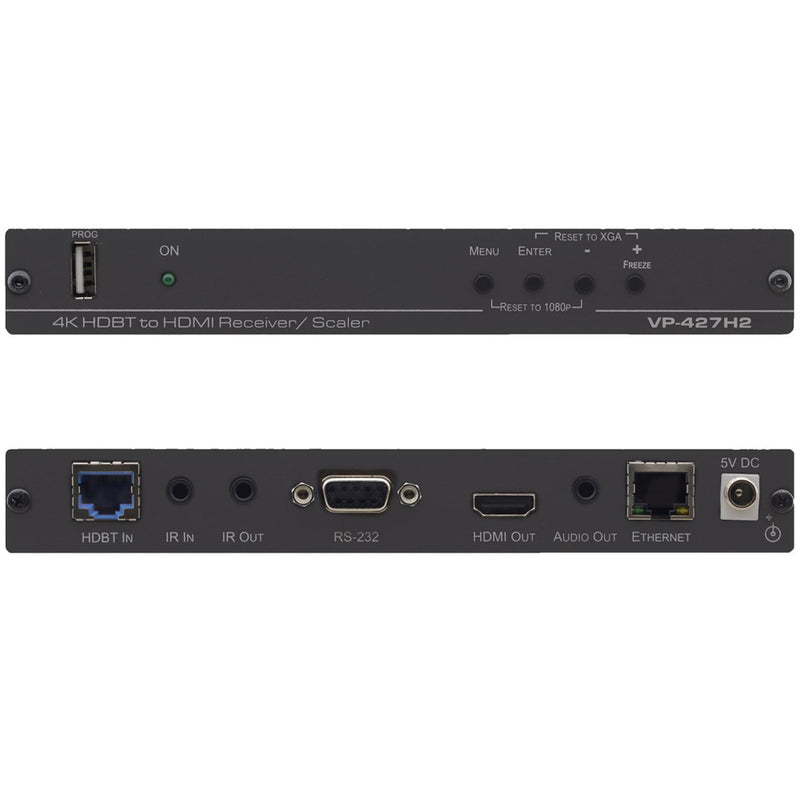 Kramer Electronics VP-427H2 4K60 4:4:4 HDMI HDCP 2.2 Receiver/Scaler over Extended–Reach HDBaseT