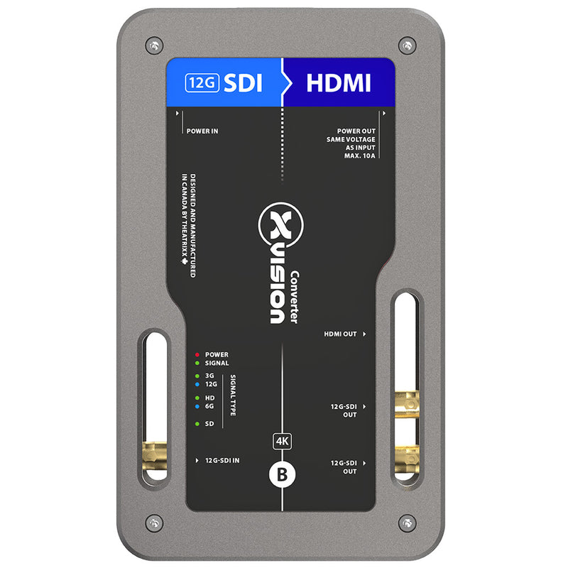 Theatrixx 12G-SDI to HDMI xVision Converter Series - XVVSDI2HDMI-12G