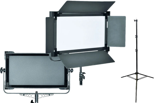 LS Edge 1380ASVL Bi-Colour Single Soft Interview Light Kit with Accessories Kit - P-1380ASVL-KIT3