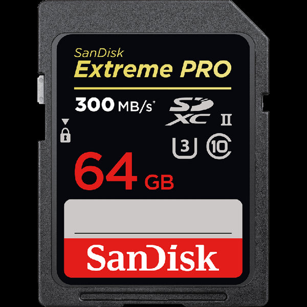 SanDisk 64GB Extreme PRO UHS-II SDXC Memory Card - SDSDXDK-064G-GN4IN