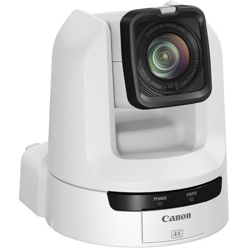 Canon CR-N300 4K UHD 30P NDI PTZ Camera with 20x Zoom White