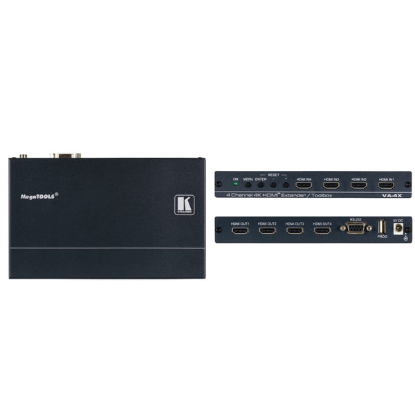 Kramer Electronics VA-4X 4-Channel 4K HDMI Extender / Toolbox