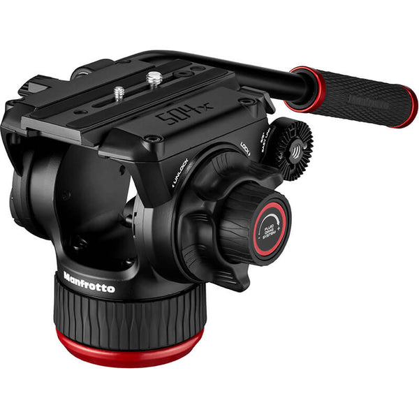 Manfrotto 504X Fluid Video Head with Flat Base - MVH504XAH