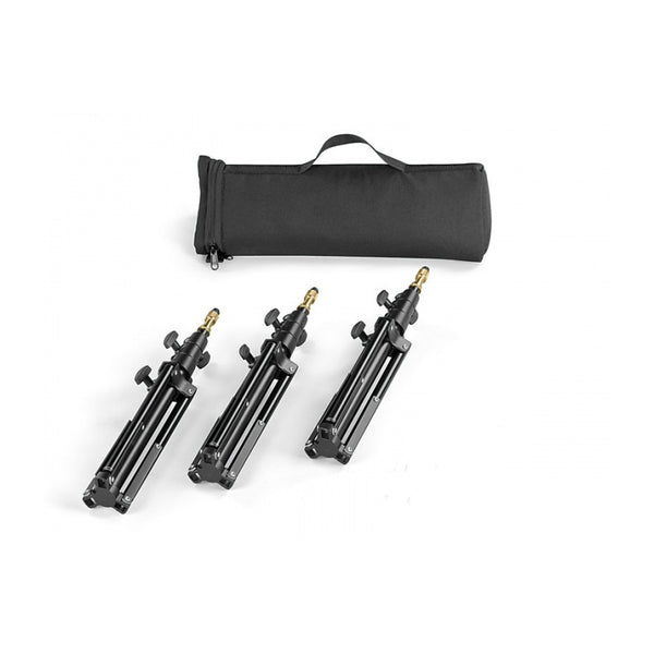 Dedolight MINI Stand Kit inc 3 x DST in soft Carry Case - SDSTM3