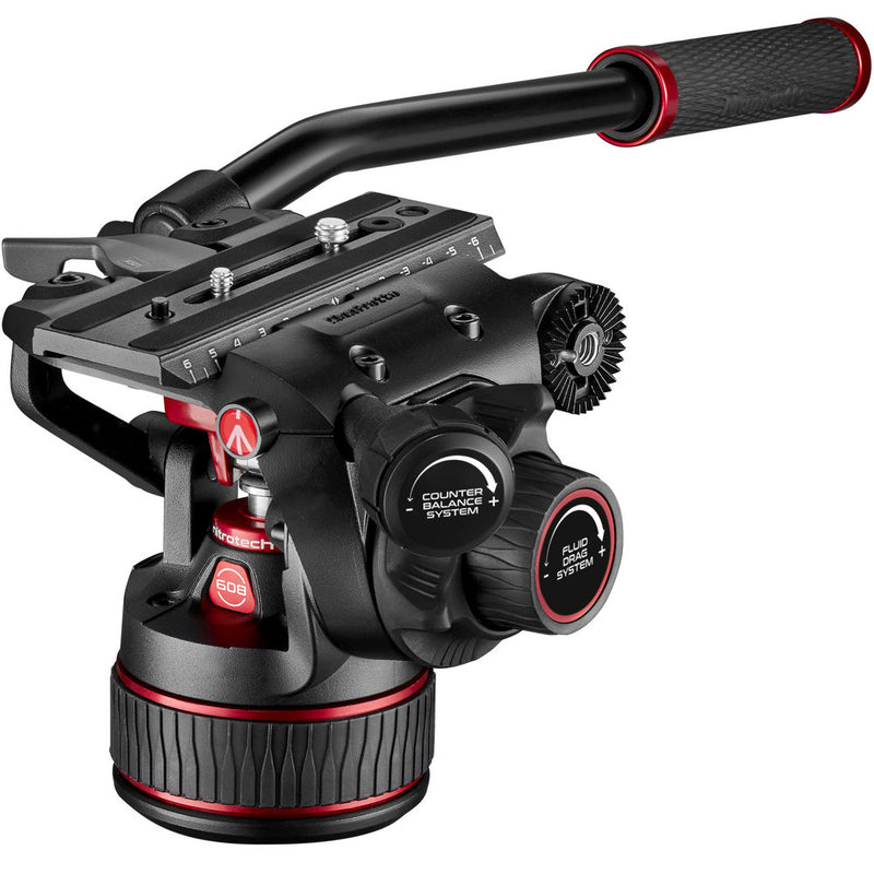 Manfrotto Nitrotech 608 Fluid Video Head With Continuous CBS - MVH608AH