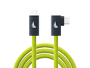 Angelbird USB-C 3.2 Solid Flex Tether Cable Right-Angle Lime 4.5 m / 14.8 ft - UC3SFRAL450