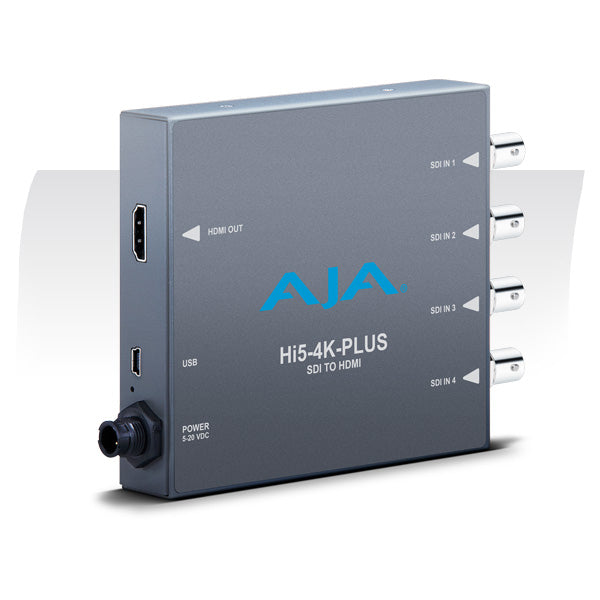 AJA Hi5-4K-Plus Pristine 3G-SDI to HDMI 2.0 Conversion - HI5-4K-PLUS