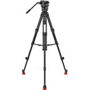 Sachtler System FSB 8 Mk II Sideload with Tripod 75/2 AL Mid-Level Spreader and Bag - 0773AM