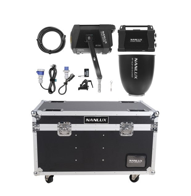 NANLUX Evoke 2400B Kit Flight Case Kit with Reflector 45°