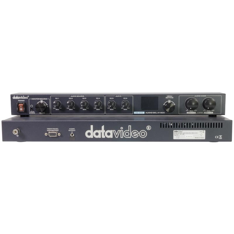Datavideo AD-200 6-Channel Audio Delay/Mixer with Level Adjustment