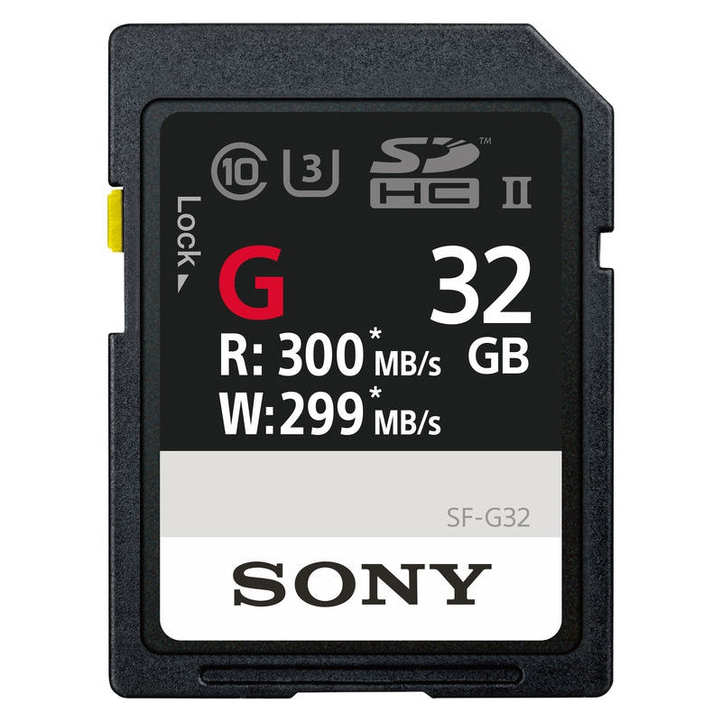 Sony G-Series 32GB 300MB/s SDXC UHS-II - SF-32G