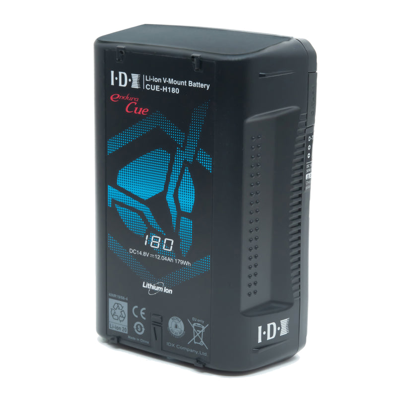 IDX CUE-H180 179Wh High Load Li-ion V-Mount Battery with 1x D-Tap Output