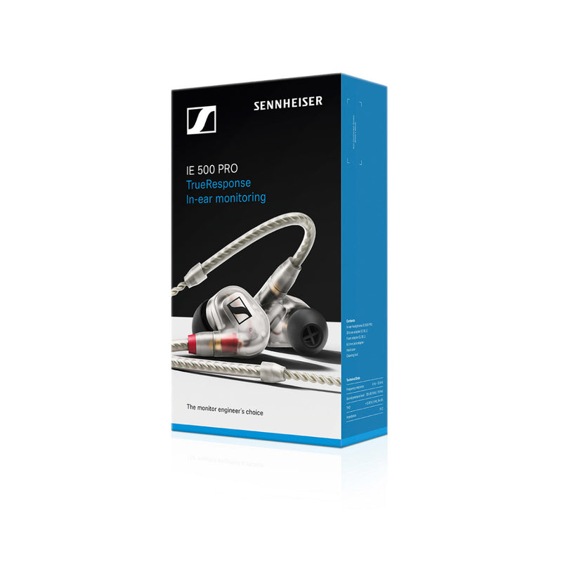 Sennheiser IE 500 PRO CLEAR Dynamic In-Ear Monitoring Headphones - 507480