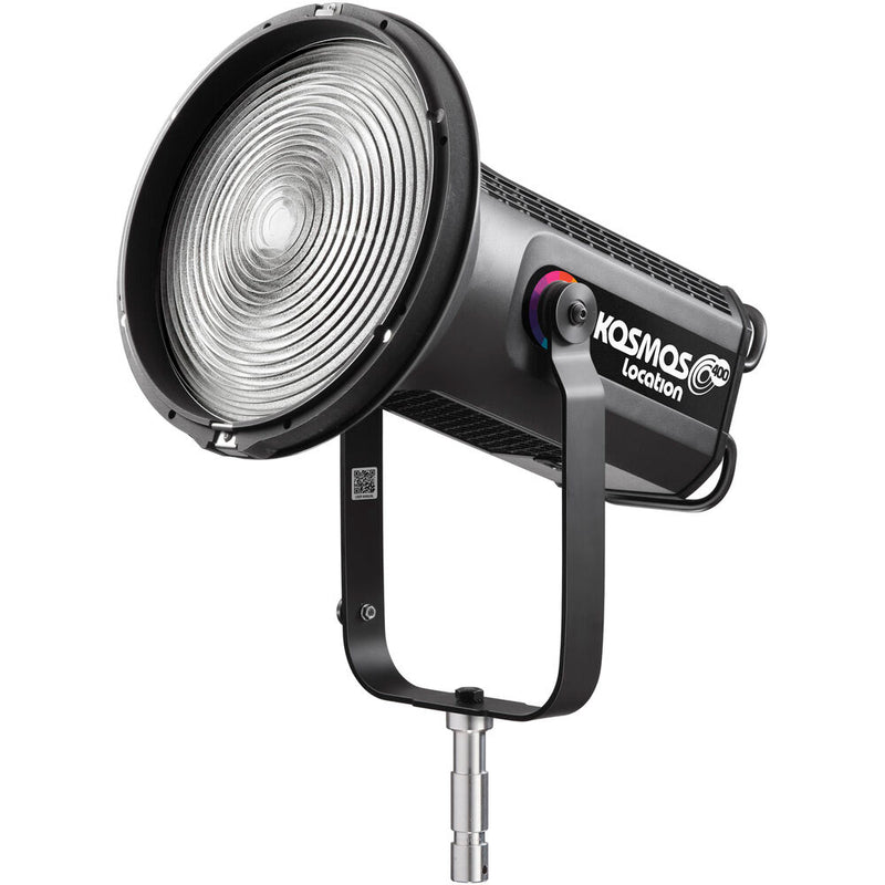 VELVET KOSMOS 400 Colour Location Motorised Zoom LED Fresnel with Yoke - VK400C