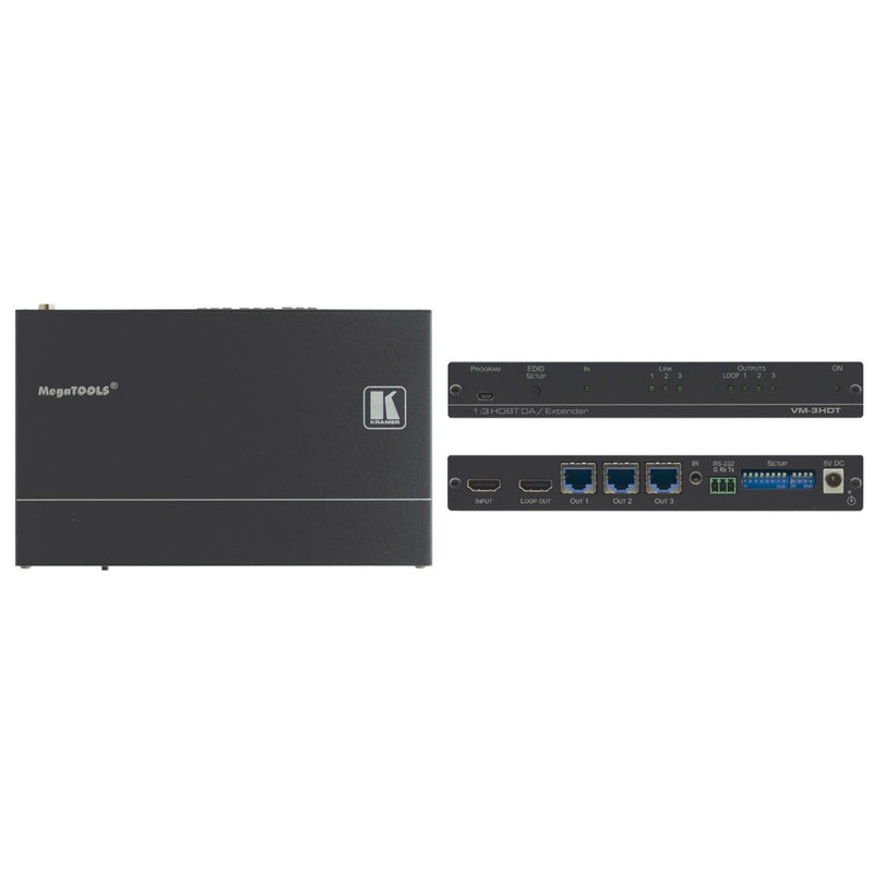 Kramer Electronics VM-3HDT 1:3+1 4K60 4:2:0 HDMI to Long-Reach HDBaseT DA
