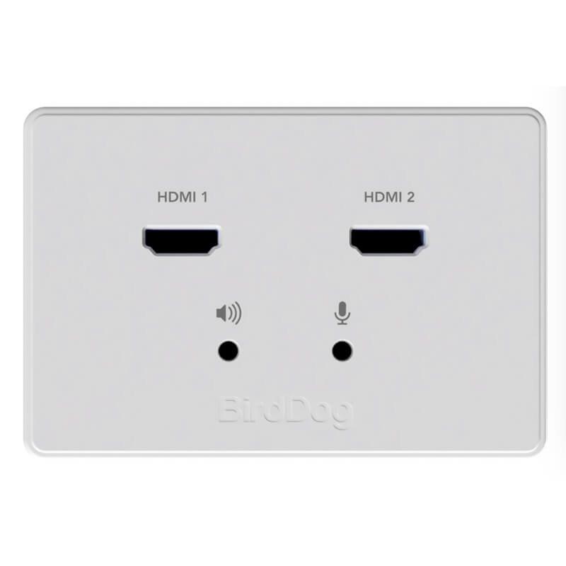 BirdDog Dual HDMI Wallplate Output - BD-WPOUT