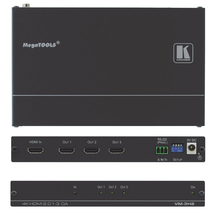 Kramer Electronics VM-3H2 1:3 4K HDR HDMI DA