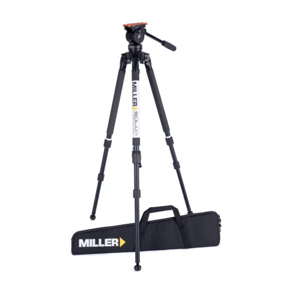 Miller 3003 AIRV Solo 2 Stage Alloy and Soft Bag Tripod System