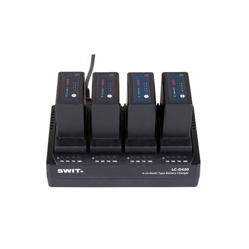 Swit 4-Channel Multi-type DV Charger - LC-D420