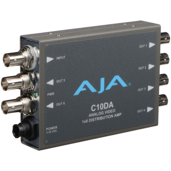 AJA C10DA Analog Video 1x6 Distribution Amplifier - C10DA-R0