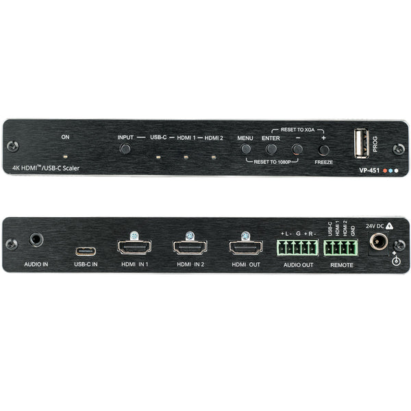 Kramer Electronics VP-451 18G 4K HDR HDMI ProScale Digital Scaler with HDMI and USBâ€“C Inputs