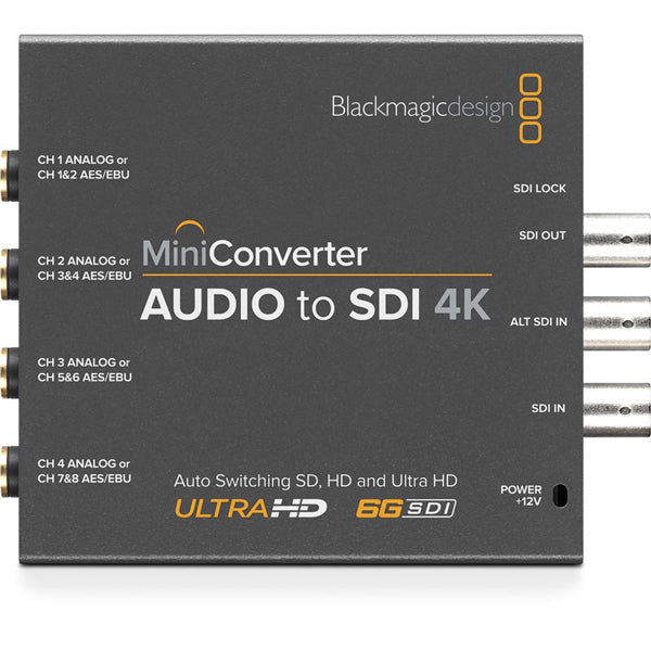 Blackmagic Design Mini Converter Audio to SDI 4K - CONVMCAUDS4K