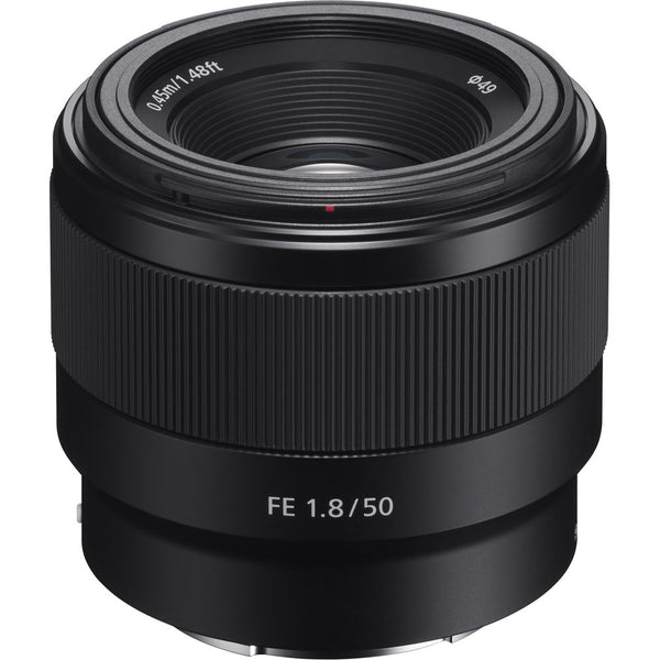 Sony SEL50F18F FE 50mm F1.8 Professional E-Mount Prime Lens - SEL50F18F.SYX