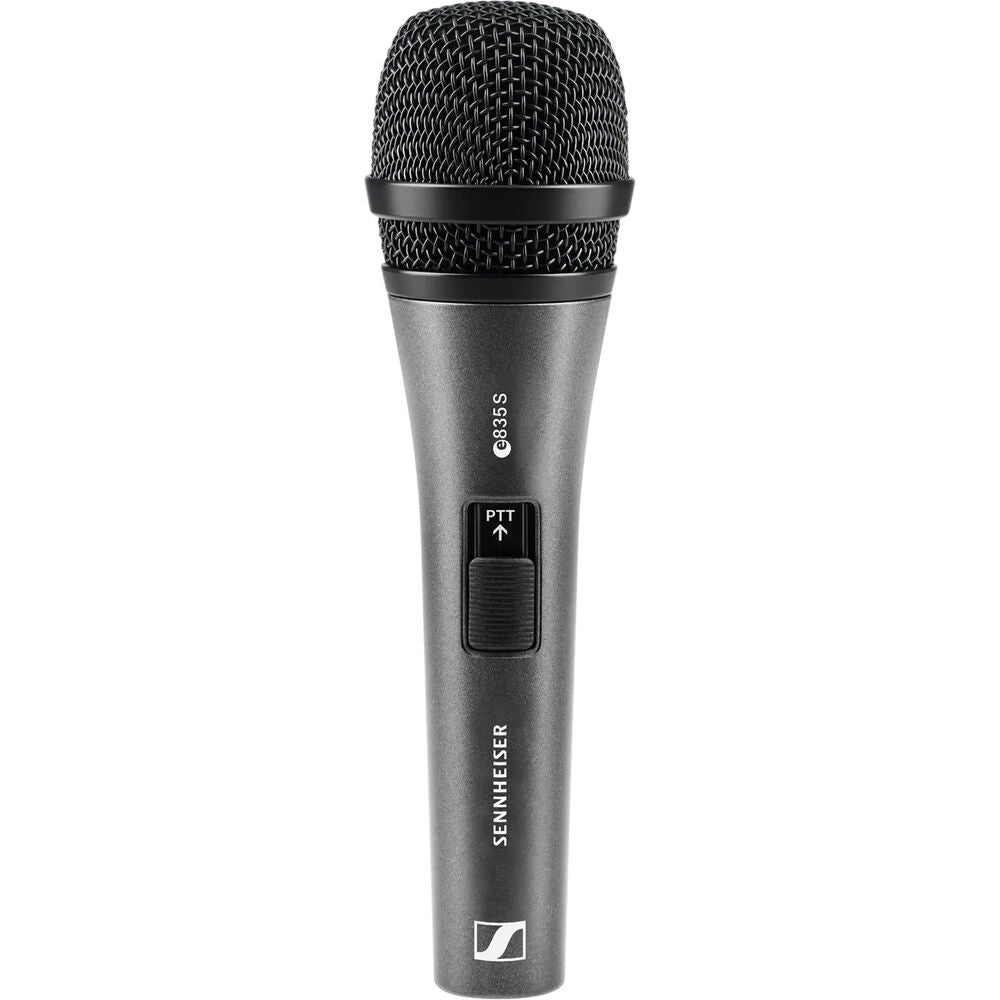 Sennheiser E 835-S-PTT Dynamic Cardioid Push-to-Talk Microphone with ...
