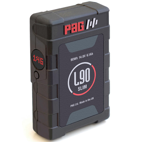 PAG 9307V L90 V-Mount Slim Battery with built-in D-Tap output - PAG-9307V