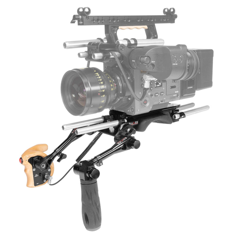 Shape VNBP Sony Venice Shoulder Baseplate 15mm LW with Remote Trigger Handle - SH-VNBP