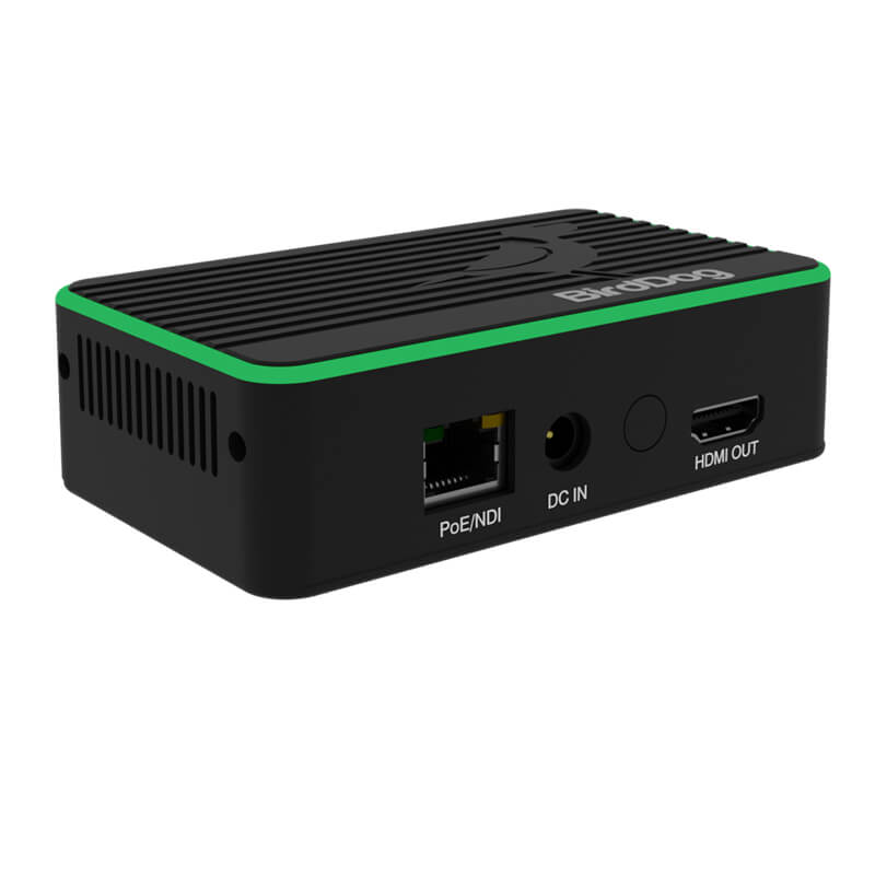 BirdDog FLEXDEC 4K Full NDI Decoder with Tally Comms PTZ Control and PoE - BD-FLEXDEC